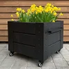 Plus Højbede & Plantekasser > BLOMSTERKASSE SORT 45 X 50 X 46 CM