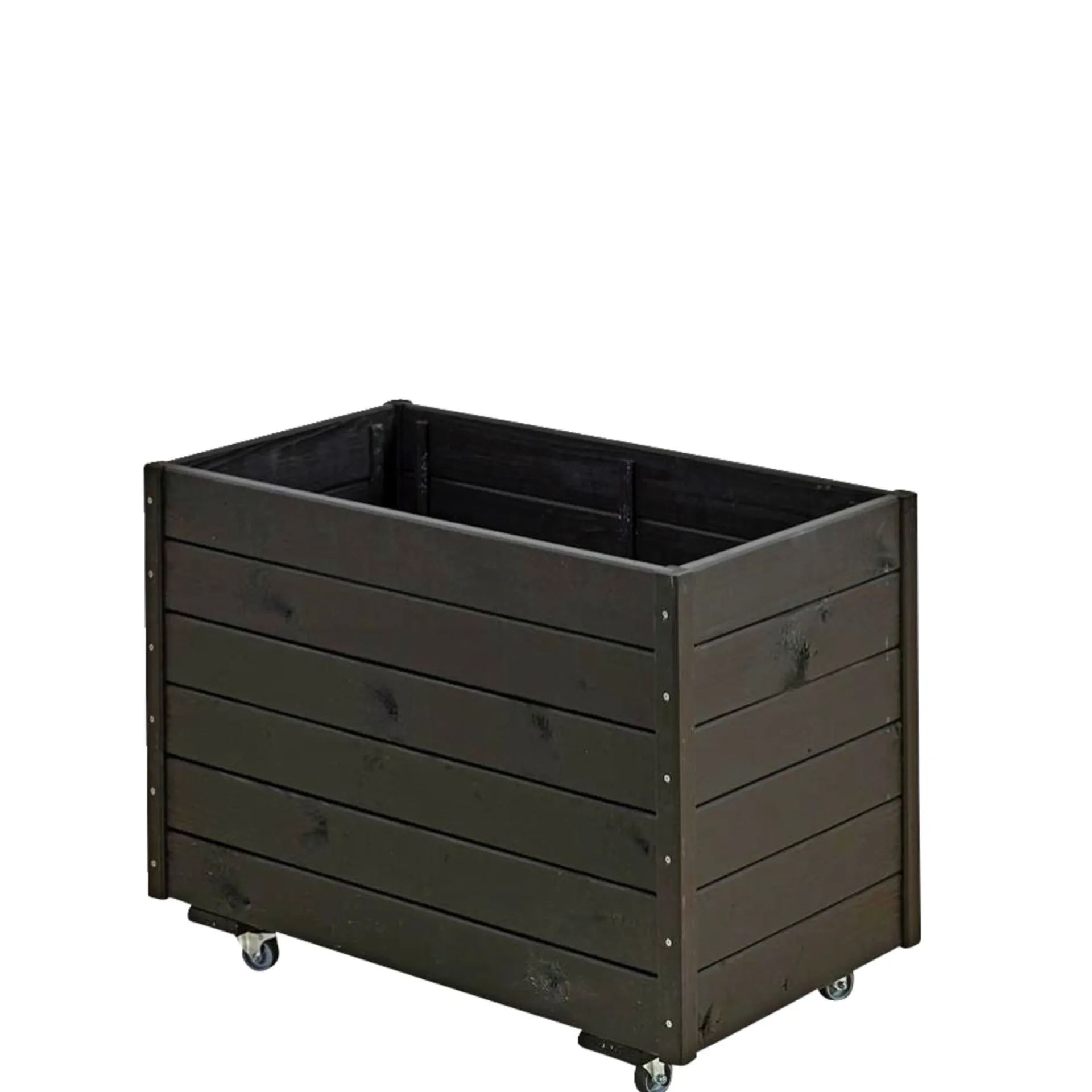 Plus Højbede & Plantekasser > BLOMSTERKASSE SORT 66 X 48 X 88 CM