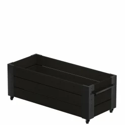 Plus Højbede & Plantekasser > BLOMSTERKASSE SORT 45 X 50 X 120 CM
