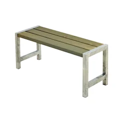 Plus Havebænke > CAFE BÆNK GRÅBRUN 127 CM