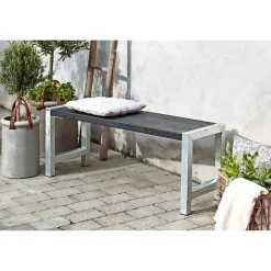 Plus Havebænke > CAFE BÆNK SORT 127 CM