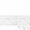 Plus Træhegn > COUNTRY LÅGE FUNGICIDBEHANDLET OG GRUNDMALET 2 GANGE HVID 300 X 98 CM