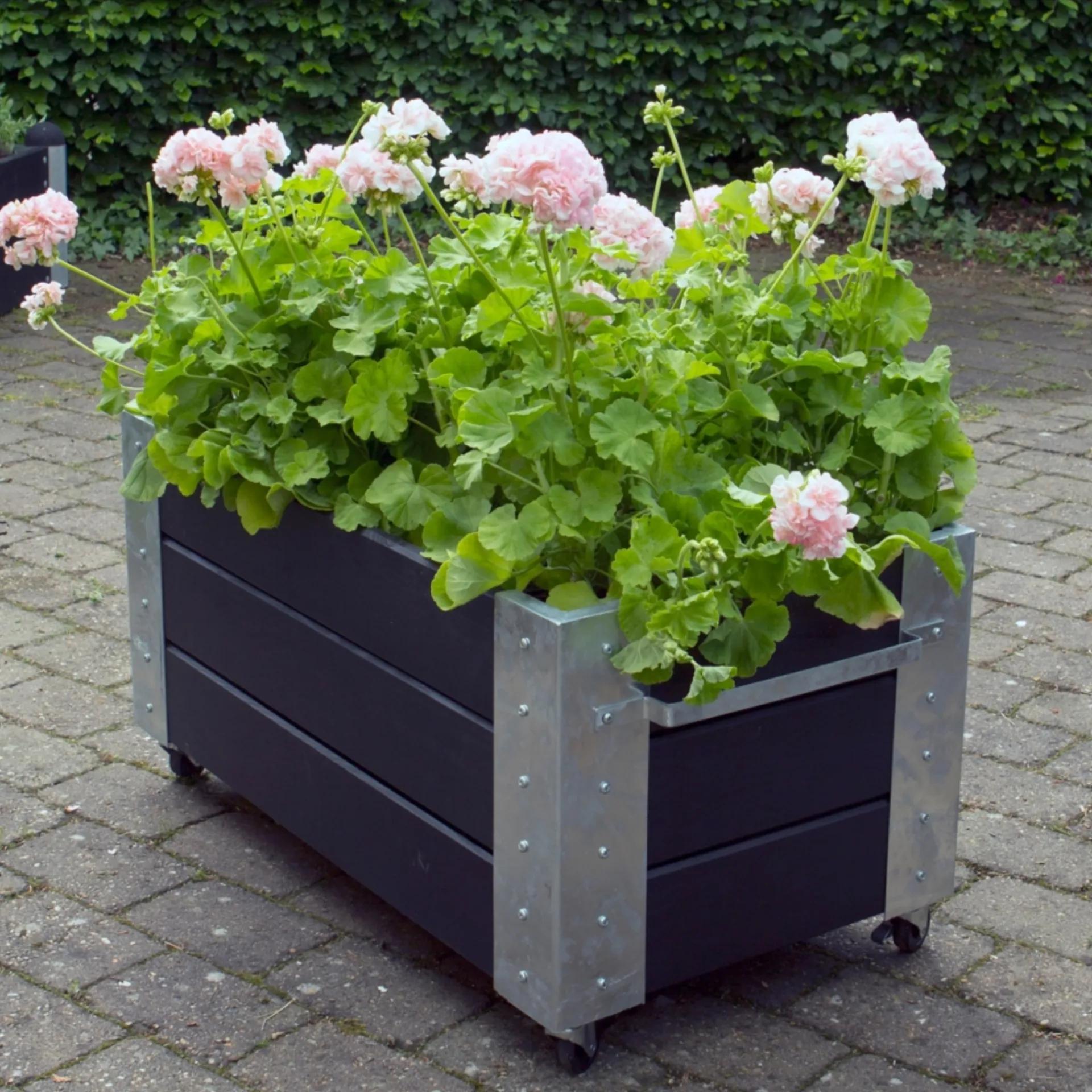 Plus Højbede & Plantekasser > CUBIC BLOMSTERKASSE SORT 45 X 87 X 50 CM