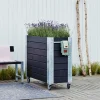 Plus Højbede & Plantekasser > CUBIC BLOMSTERKASSE SORT 50 X 90 X 120 CM