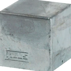 Plus Stolper & Pæle > CUBIC STOLPEHAT STÅL GRÅ 71 X 71 MM