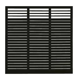 Plus Træhegn > DECORA HEGN FUNGICIDBEHANDLET & GRUNDMALET 2 GANGE SORT 180 X 180 CM