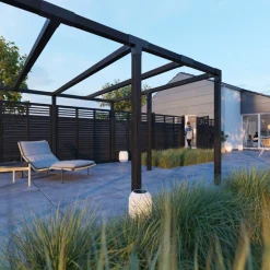 Plus Træhegn > DECORA HEGN FUNGICIDBEHANDLET & GRUNDMALET 2 GANGE SORT 180 X 180 CM