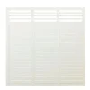 Plus Træhegn > DECORA HEGN FUNGICIDBEHANDLET & GRUNDMALET 2 GANGE HVID 180 X 180 CM
