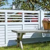 Plus Træhegn > DECORA HEGN FUNGICIDBEHANDLET & GRUNDMALET 2 GANGE HVID 180 X 95 CM