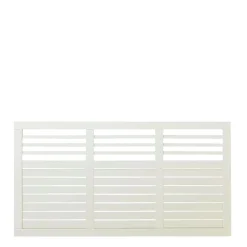 Plus Træhegn > DECORA HEGN FUNGICIDBEHANDLET & GRUNDMALET 2 GANGE HVID 180 X 95 CM