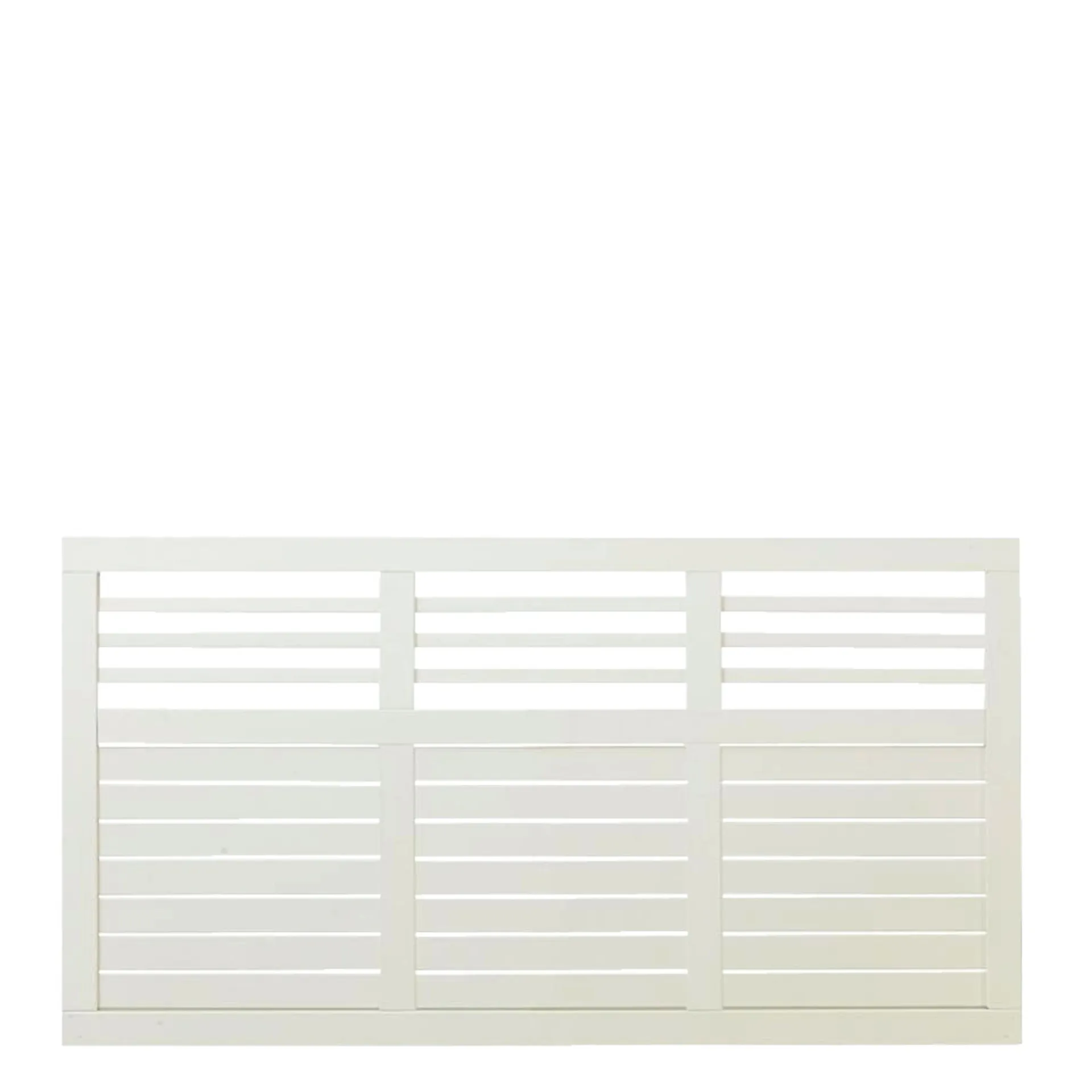 Plus Træhegn > DECORA HEGN FUNGICIDBEHANDLET & GRUNDMALET 2 GANGE HVID 180 X 95 CM