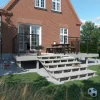 Plus Glashegn > GLASHEGN GLAT RØGFARVET 90 X 91 CM