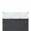 Plus Træhegn > KLINK PROFILHEGN TRYKIMPRÆGNERET OG GRUNDMALET SORT 174 X 125 CM