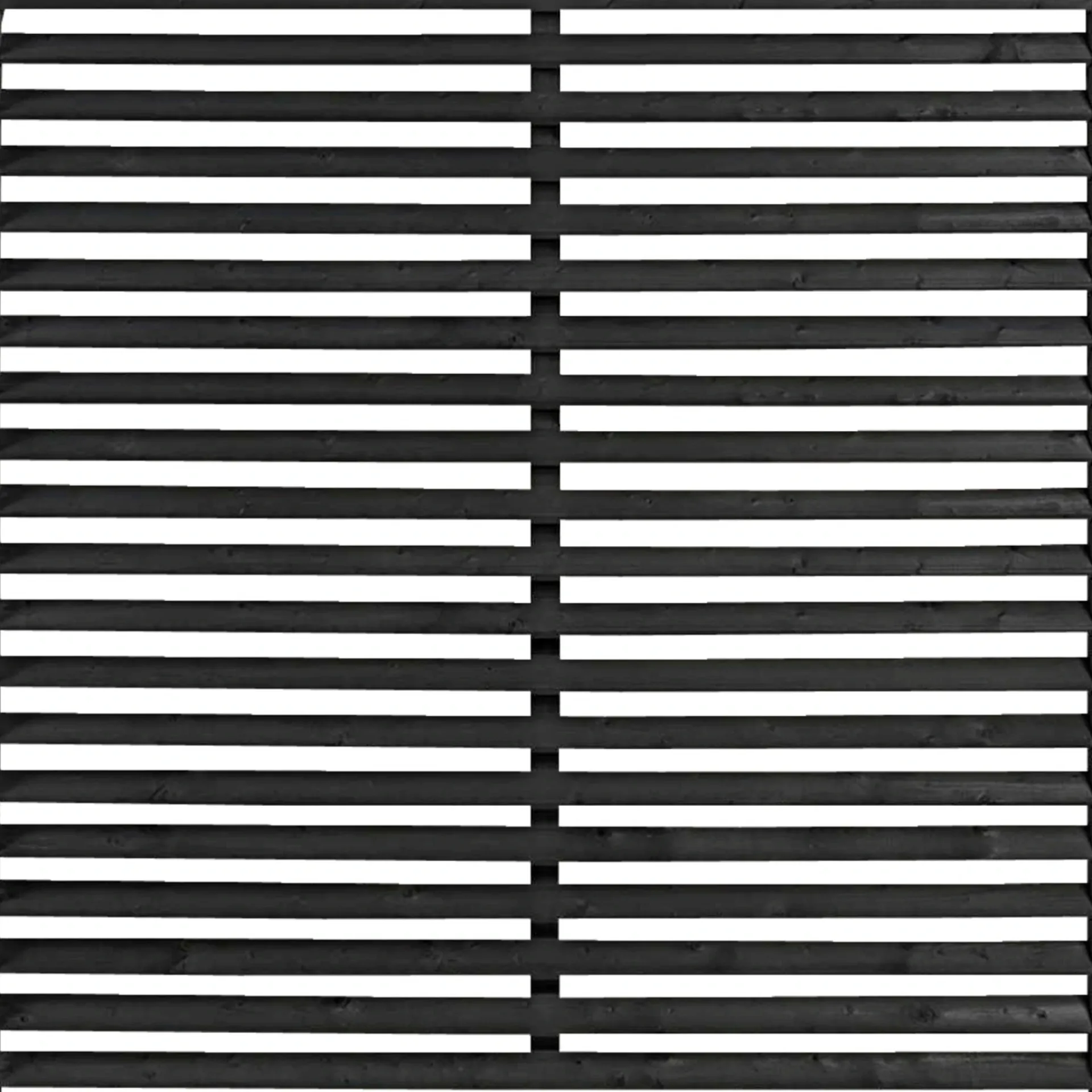 Plus Træhegn > KYOTO HEGN FUNGICIDBEHANDLET & GRUNDMALET 2 GANGE SORT 160 X 160 CM