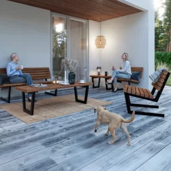 Plus Bord- & Bænkesæt > LOUNGESTOL GYLDENBRUN