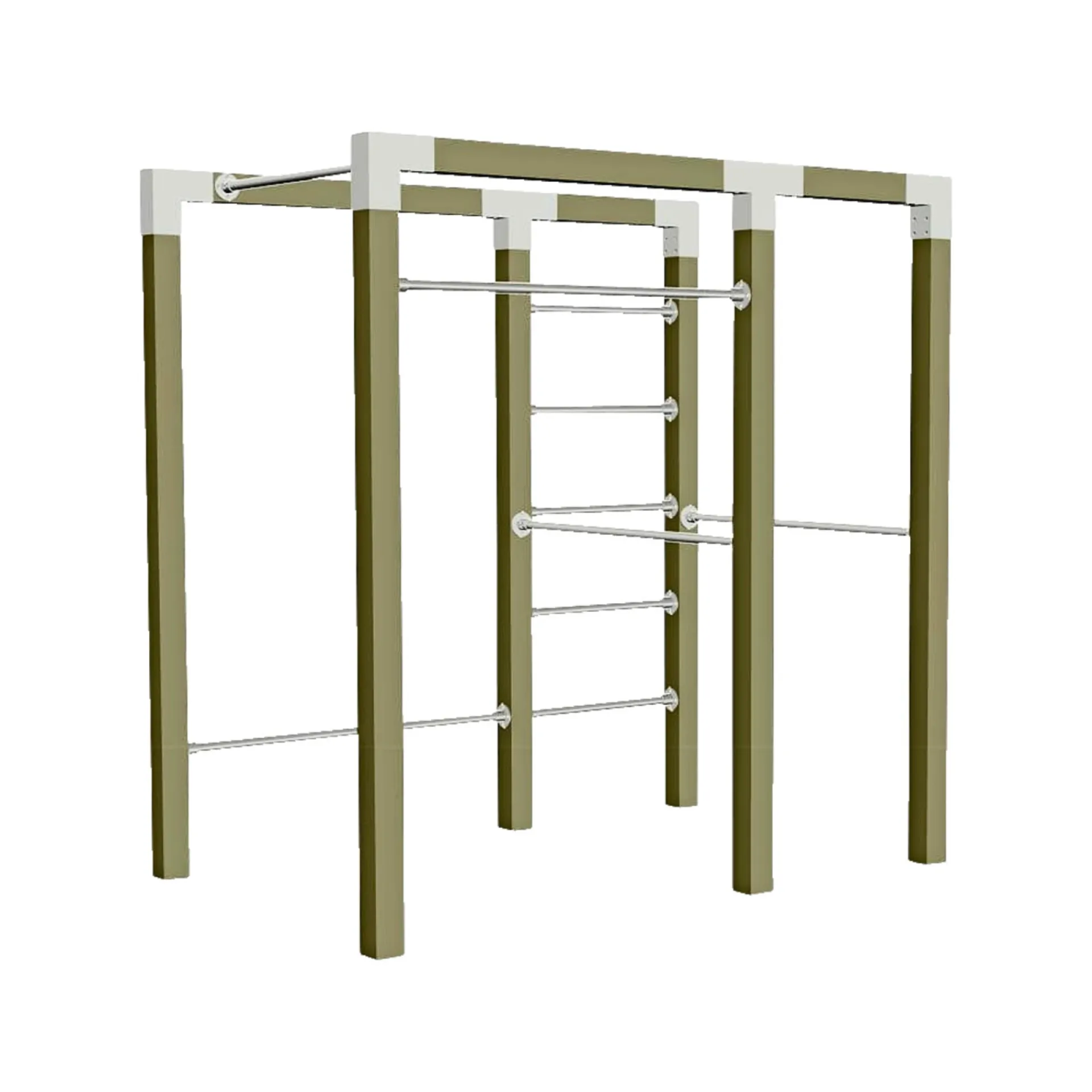Plus Udendørs Træning > OUTDOOR FITNESSSTATIV 220 X 138 X 210 CM NATUR