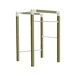 Plus Udendørs Træning > OUTDOOR FITNESSSTATIV 220 X 138 X 138 CM NATUR