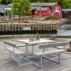 Plus Bord- & Bænkesæt > PICNIC BORDBÆNKESÆT GRÅBRUN