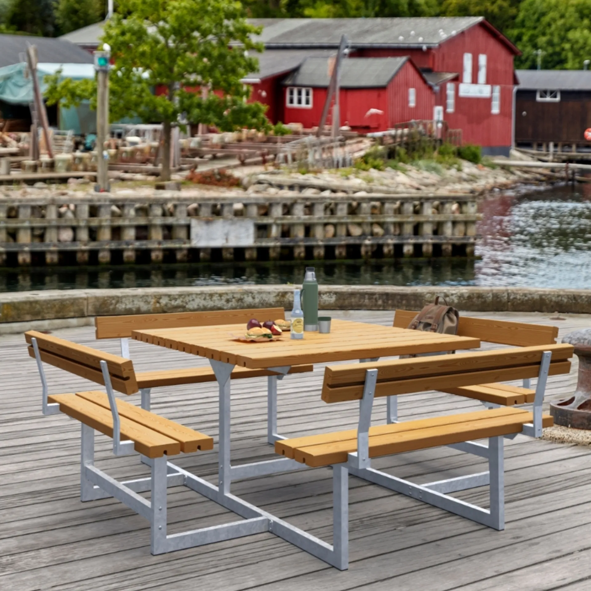Plus Bord- & Bænkesæt > PICNIC BORDBÆNKESÆT NATUR