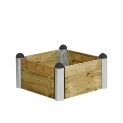 Plus Højbede & Plantekasser > PIPE BLOMSTERKASSE NATUR 36 X 80 X 80 CM