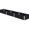 Plus Højbede & Plantekasser > PIPE HØJBED SORT 36 X 80 X 400 CM