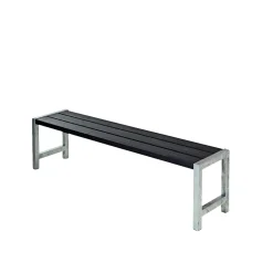 Plus Havebænke > PLANKEBÆNK SORT 176 CM
