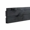 Plus Træhegn > PROFILBRÆT TRYKIMPRÆGNERET OG GRUNDMALET SORT 2.50 X 14 CM