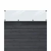 Plus Træhegn > PROFILHEGN TRYKIMPRÆGNERET OG GRUNDMALET SORT 174 X 163 CM