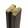 Plus Stolper & Pæle > PROFILSTOLPE M/2 SPOR TRYKIMP. GRUNDMALET SORT 9 X 9 X 268 CM