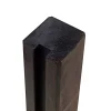 Plus Stolper & Pæle > PROFILSTOLPE M/1 SPOR TRYKIMP. GRUNDMALET SORT 9 X 9 X 268 CM