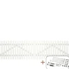 Plus Træhegn > SKAGEN LÅGE FUNGICIDBEHANDLET OG GRUNDMALET 2 GANGE HVID 300 X 80 CM