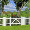 Plus Træhegn > SKAGEN STAKITHEGN FUNGICIDBEHANDLET & GRUNDMALET 2 GANGE HVID 150 X 80 CM