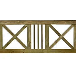 Plus Træhegn > SLOT TRÆHEGN TRYKIMPRÆGNERET NATUR 180 X 75 CM
