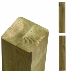 Plus Stolper & Pæle > STOLPE TRYKIMPRÆGNERET NTR KLASSE A NATUR 9 X 9 X 298 CM