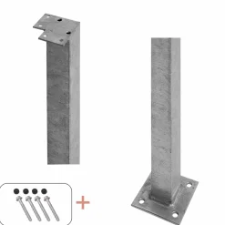 Plus Stolper & Pæle > STOLPE VARMGALVANISERET STÅL 4.50 X 4.50 X 103.30 CM