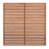Plus Træhegn > TOKYO HEGN THERMOWOOD® GYLDENBRUN 180 X 180 CM