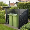 Plus Affaldsskjulere > TOKYO 2 SPANDE RENOVATIONSSKJUL SORT NÅLETRÆ