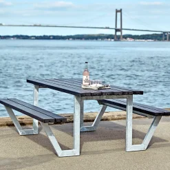 Plus Bord- & Bænkesæt > WEGA BORDBÆNKESÆT SORT