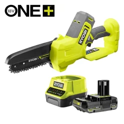 Ryobi Motorsave > GRENSAV AKKU 15 CM MED BATTERI OG LADER