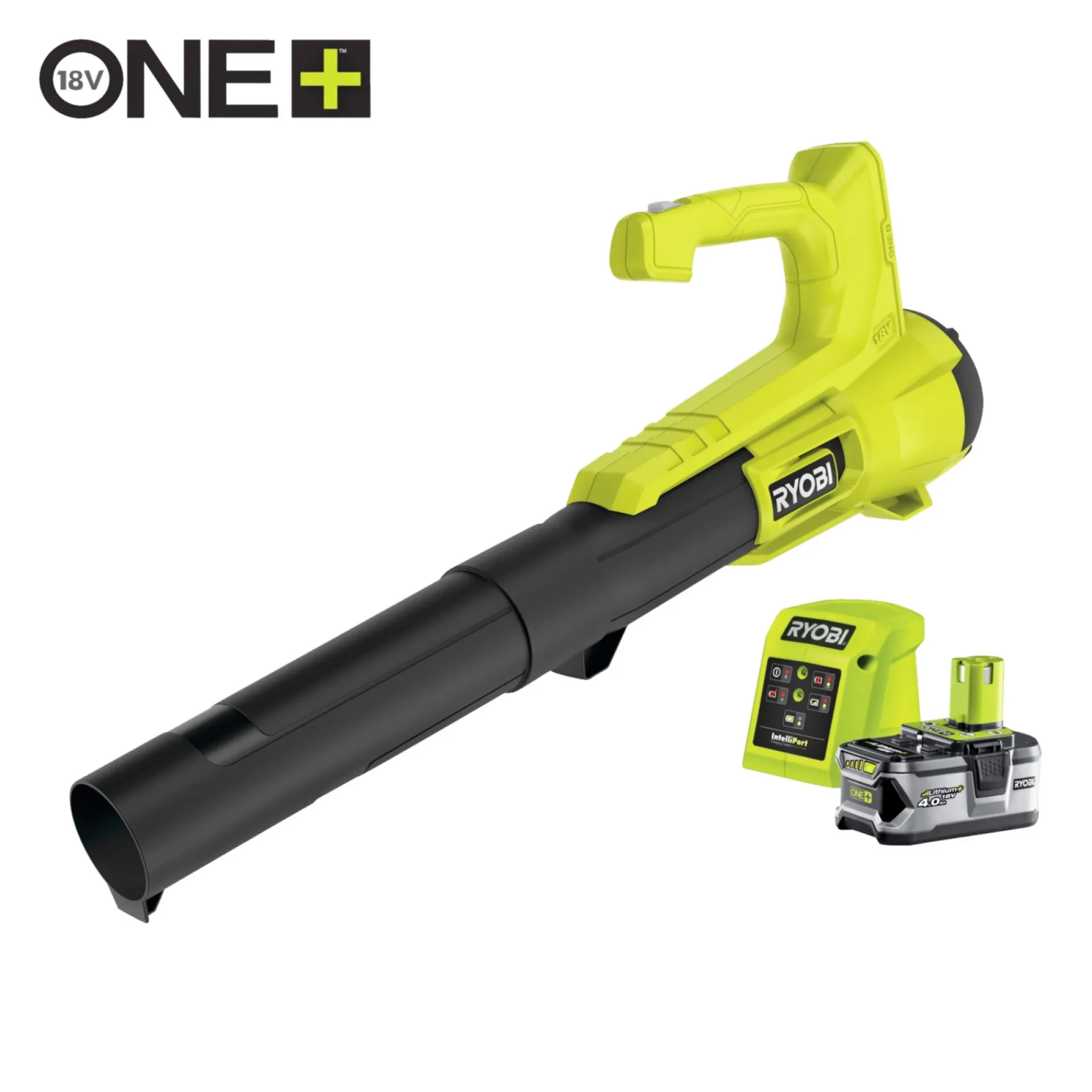 Ryobi Løvsugere > LØVBLÆSER 18V MED BATTERI OG LADER