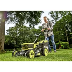 Ryobi Plæneklippere > MAX POWER RY36LMX46A-240 PLÆNEKLIPPER AKKU 36V MED BATTERI OG LADER