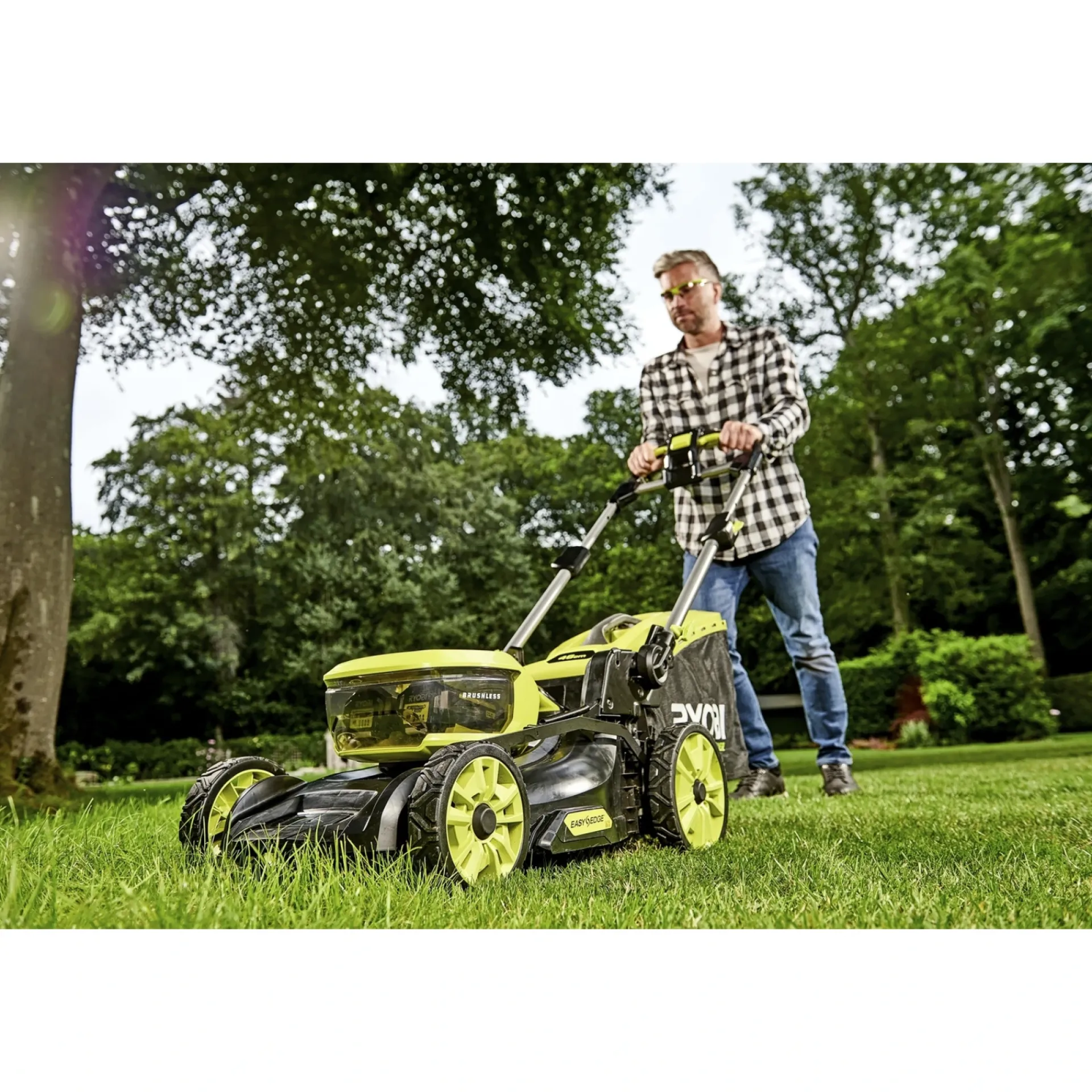 Ryobi Plæneklippere > MAX POWER RY36LMX46A-240 PLÆNEKLIPPER AKKU 36V MED BATTERI OG LADER