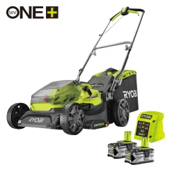 Ryobi Plæneklippere > PLÆNEKLIPPER AKKU 18V MED BATTERI OG LADER