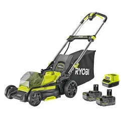 Ryobi Plæneklippere > PLÆNEKLIPPER AKKU 18V MED BATTERI OG LADER
