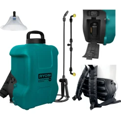 Ryom Vandingsartikler > BATTERIDREVET TRYKSPRØJTE 18,0V - 16L