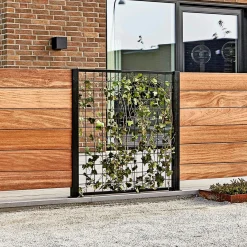 Skagen Systemhegn > SYSTEMHEGN ESPALIER HEGNSMODUL SORT STÅL 86.50 X 92 X 0.60 X 0.60 CM
