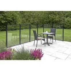 Skagen Systemhegn > SYSTEMHEGN HEGNSMODUL KLAR GLAS 86.50 X 122 X 0.60 X 0.60 CM