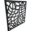 Skagen Systemhegn > SYSTEMHEGN LEAF HEGNSMODUL SORT ALUMINIUM 0.30 X 9.50 X 88 CM