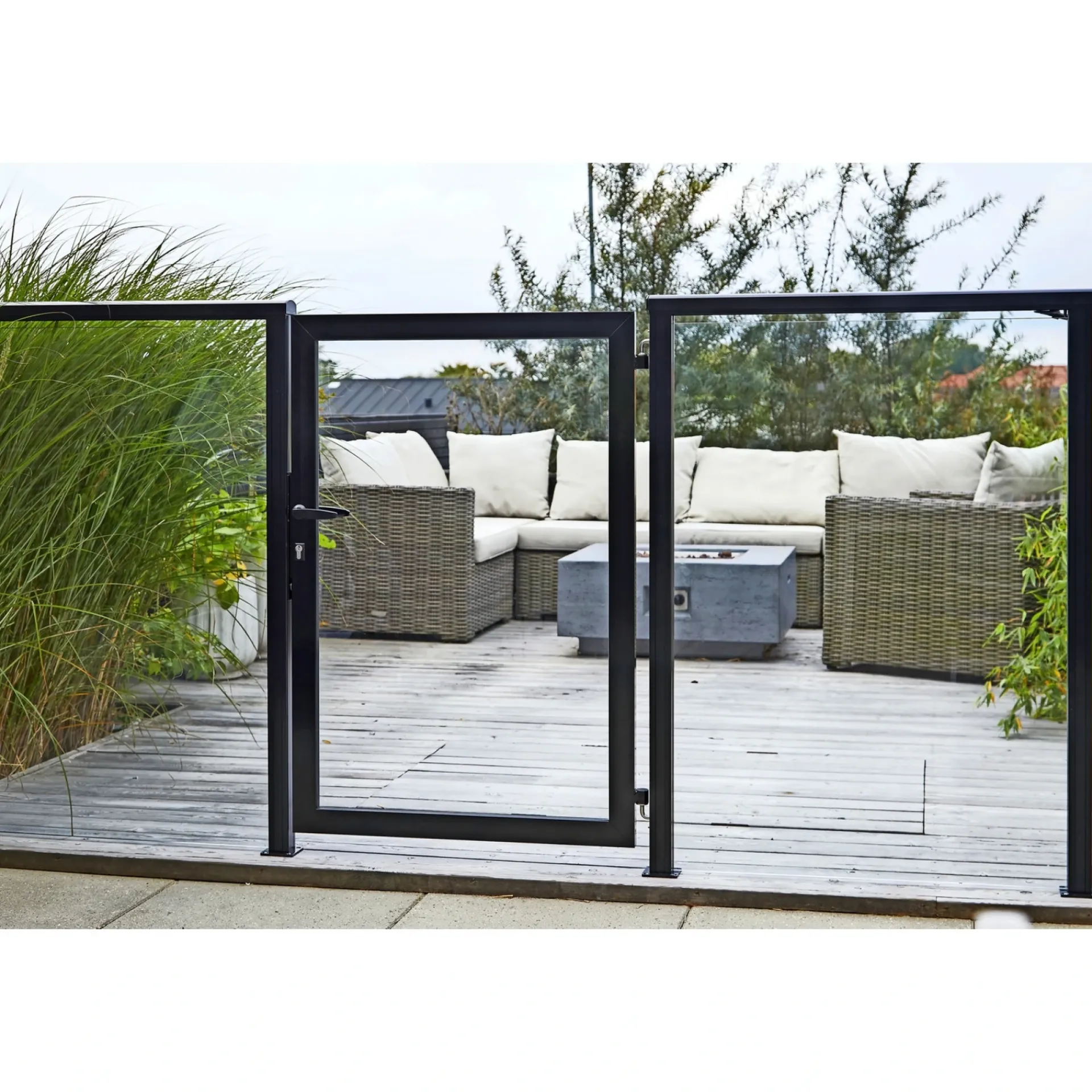 Skagen Systemhegn > SYSTEMHEGN LÅGE KLAR GLAS 86 X 120 X 0.60 X 0.40 CM