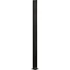 Skagen Systemhegn > SYSTEMHEGN STOLPE SORT ALUMINIUM 5 X 125 X 5 CM